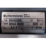 DUNKERMOTOREN SERVOMOTOR BG44X50SI 24V 3500RPM +  16:1 Gearbox